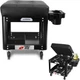 FreekyFit Rolling Creeper Garage Shop Seat for Men, Padded Mechanics Stool wi...