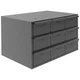 Durham 004-95 Gray Cold Rolled Steel Storage Cabinet 9 Drawers 17.20"x12.20"x11"