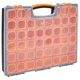 Amazon Basics 19-Removable 16.5 x 13.2 x 2.4 inches, Black, Orange 