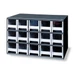 AKRO-MILS 19715 Bin Cab,15GrayDrwr,Gray,11"H,GrayDrwr 1W902 AKRO-MILS 19715 Bin Cab,15GrayDrwr,Gray,11"H,GrayDrwr 1W902