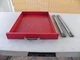 Vintage Matco MB302 Hanging Side Cabinet Drawer, Handle, 2 Rails,4 Lock Clips