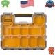 10-Compartment Dewalt Shallow PRO Organizer - Lightweight and Versatile Tool Box