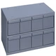 Durham 003-95 Gray Cold Rolled Steel Storage Cabinet 22-3/4 Width X 7-3/8