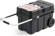 Keter Masterloader Resin Rolling Tool Box with Locking System and Removable Bins