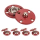 uxcell 5Pcs Snap Buttons, Metal Invisible Buckle Fasteners Press 15mm, Red 