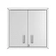 Manhattan Comfort Fortress 30" Floating Textured Metal Garage Cabinet with